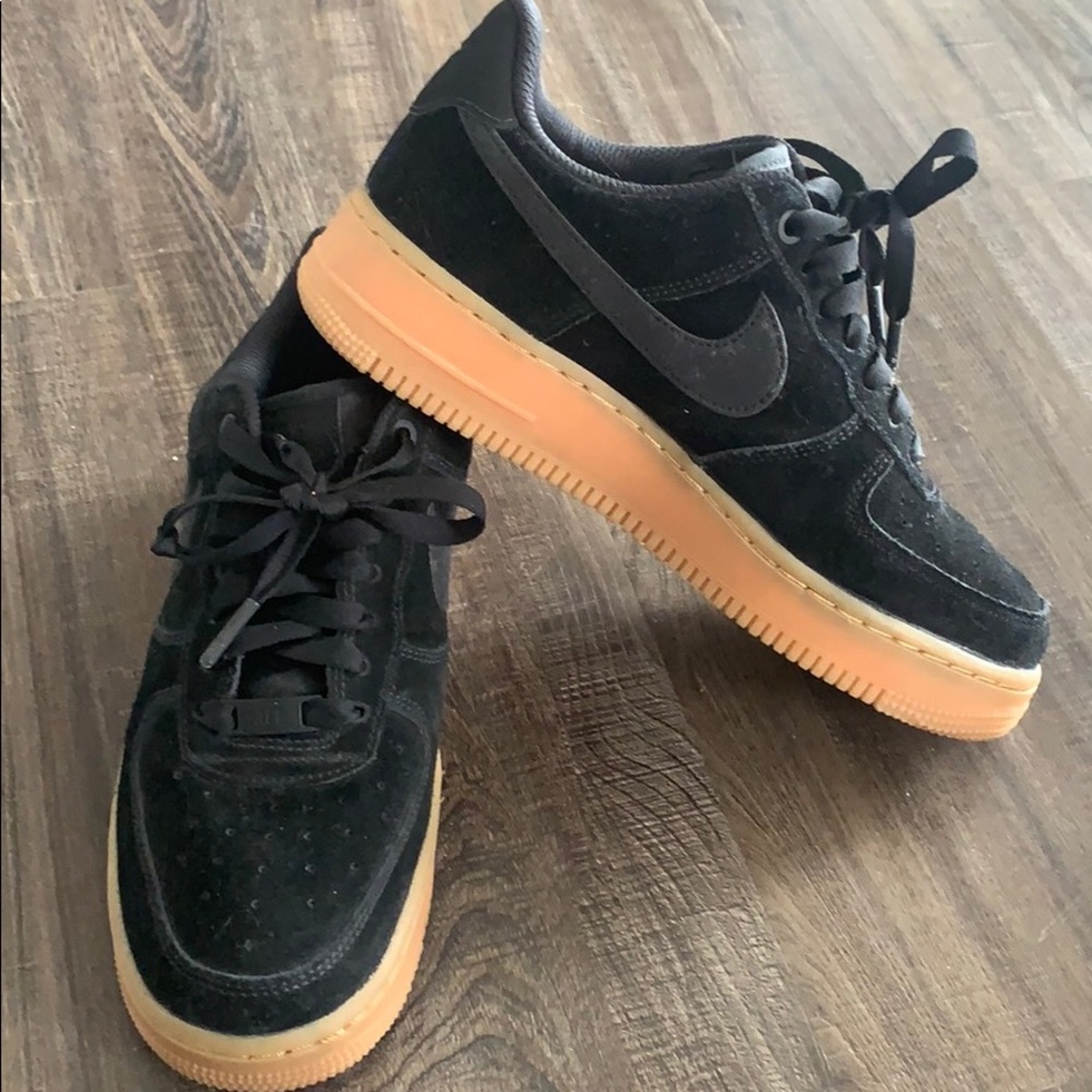 Vintage suede Nike Air Force 1s